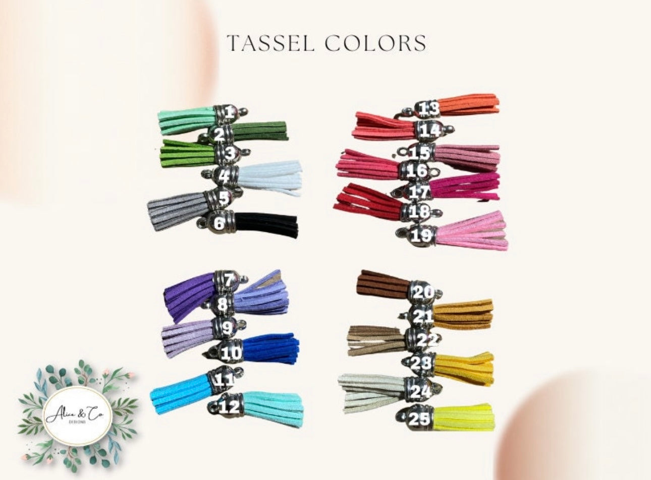 Pastel Rainbow Cow Keychain