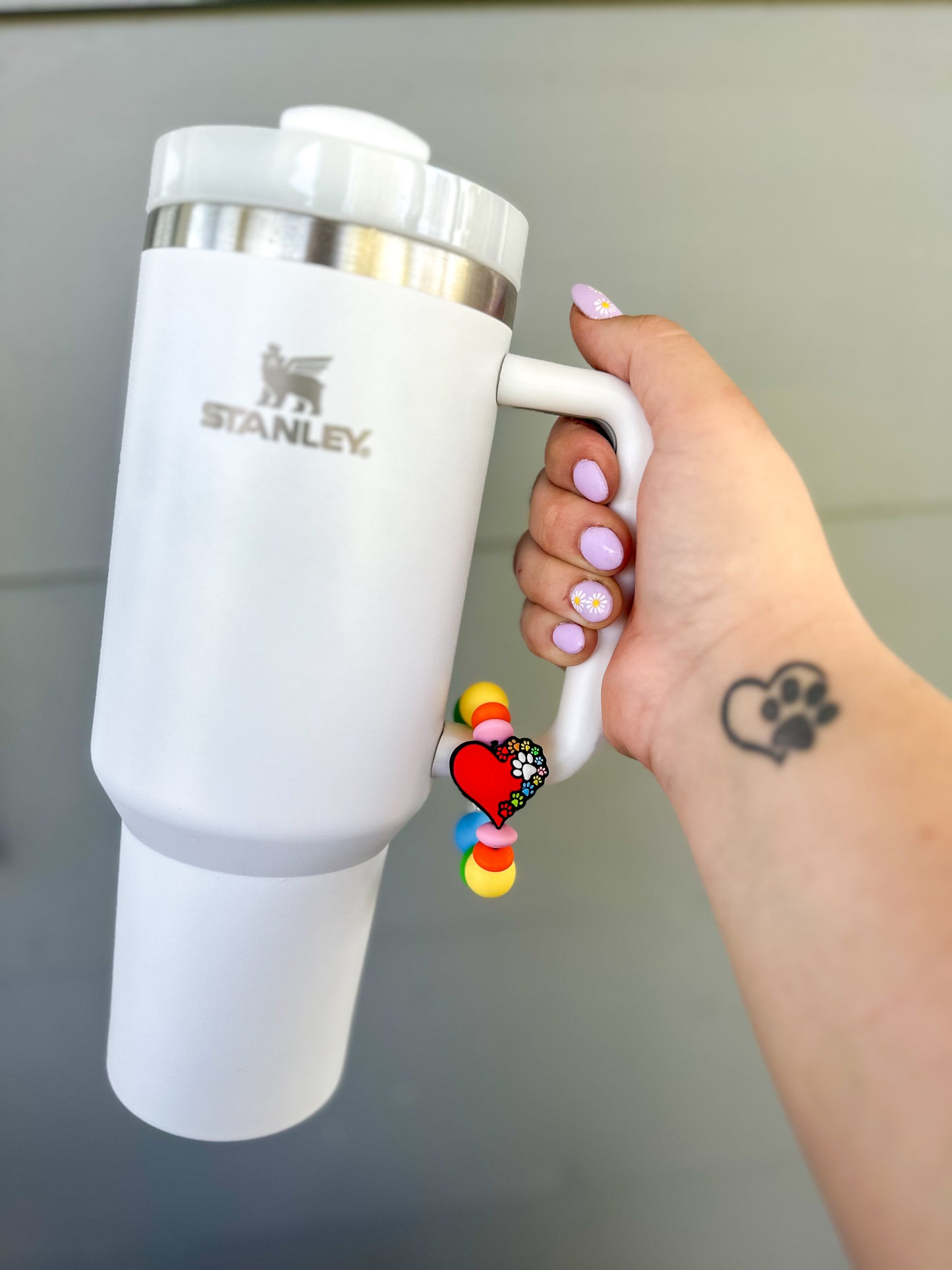 Paw Print - Cup Charm