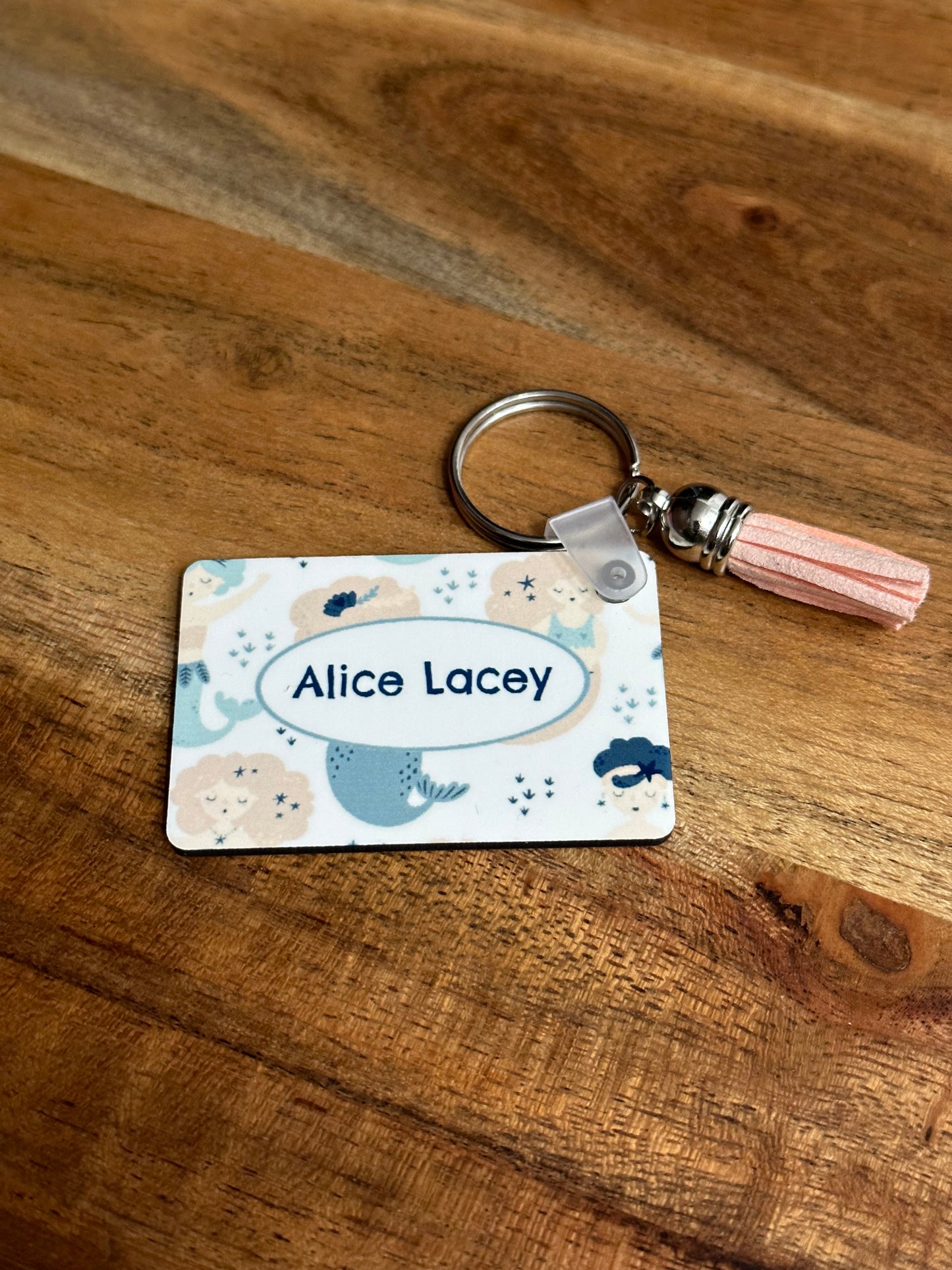 Pastel Mermaid Mini Keychain