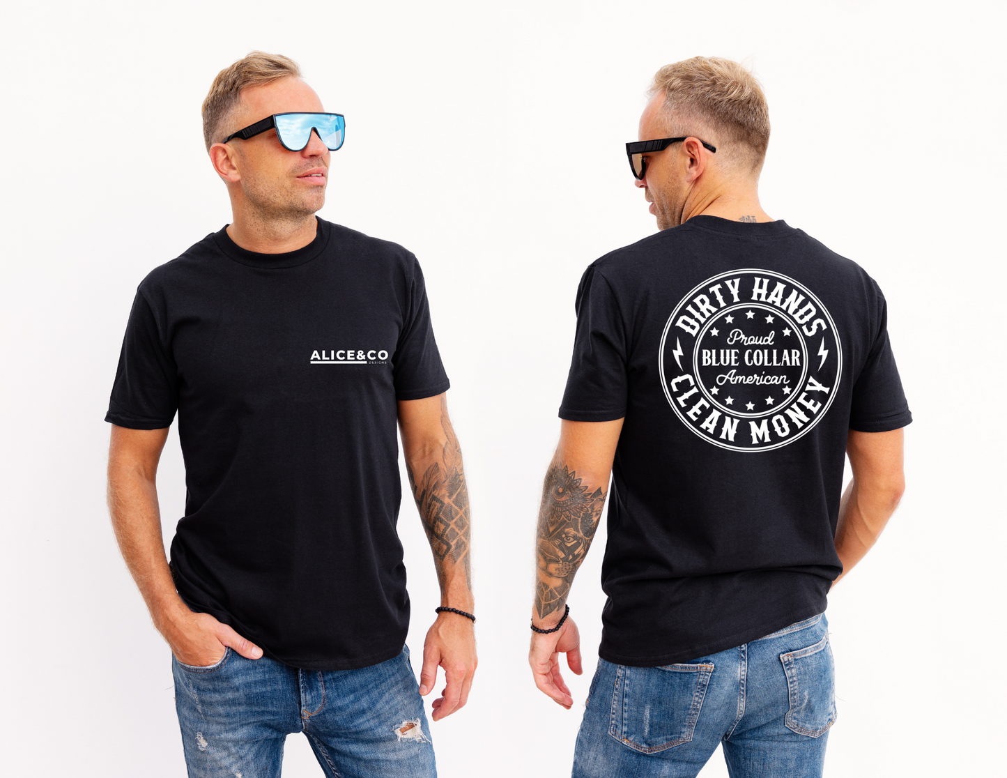 Dirty Hands ~ Clean Money T Shirt
