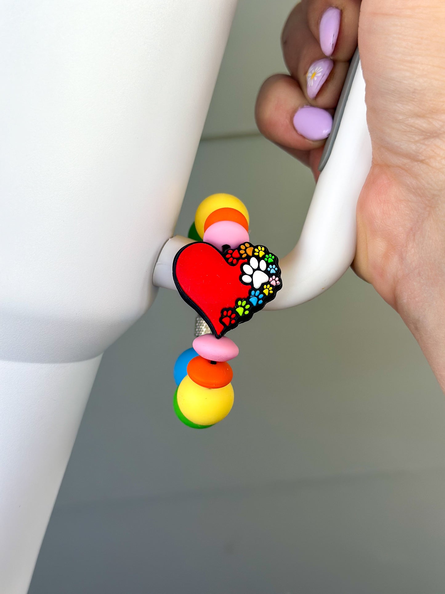 Paw Print - Cup Charm