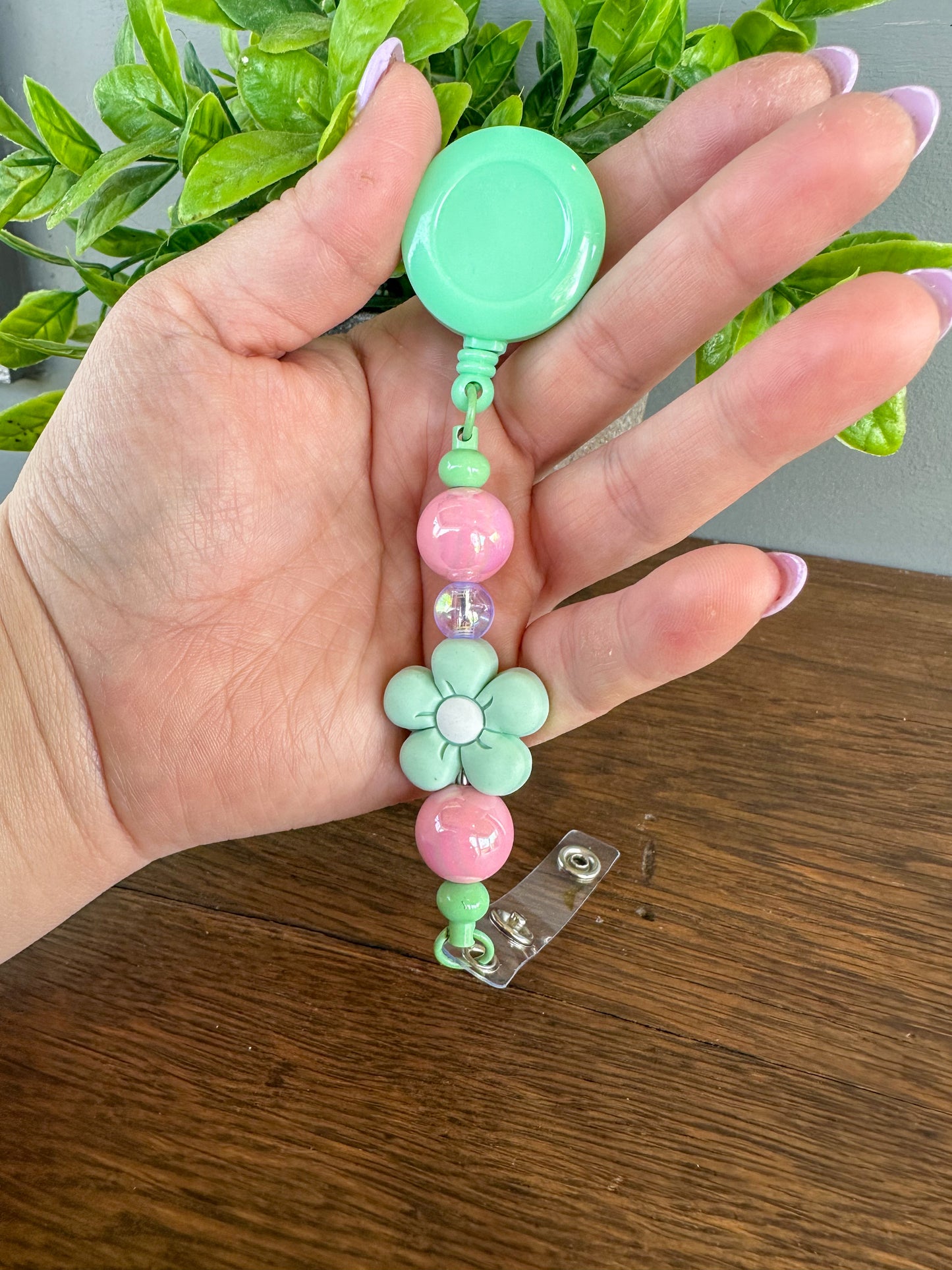 Spring Flower Badge Reel
