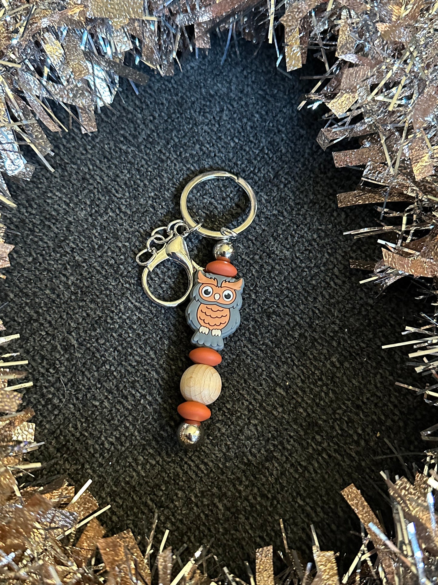 Rust Owl - Bar Keychain