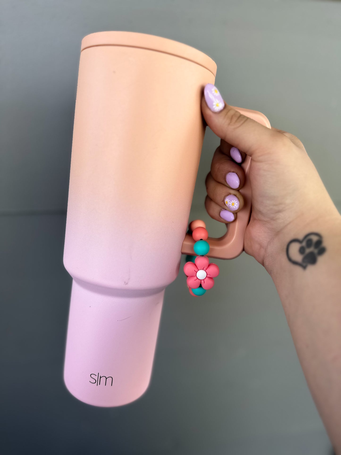 Coral Flower - Cup Charm
