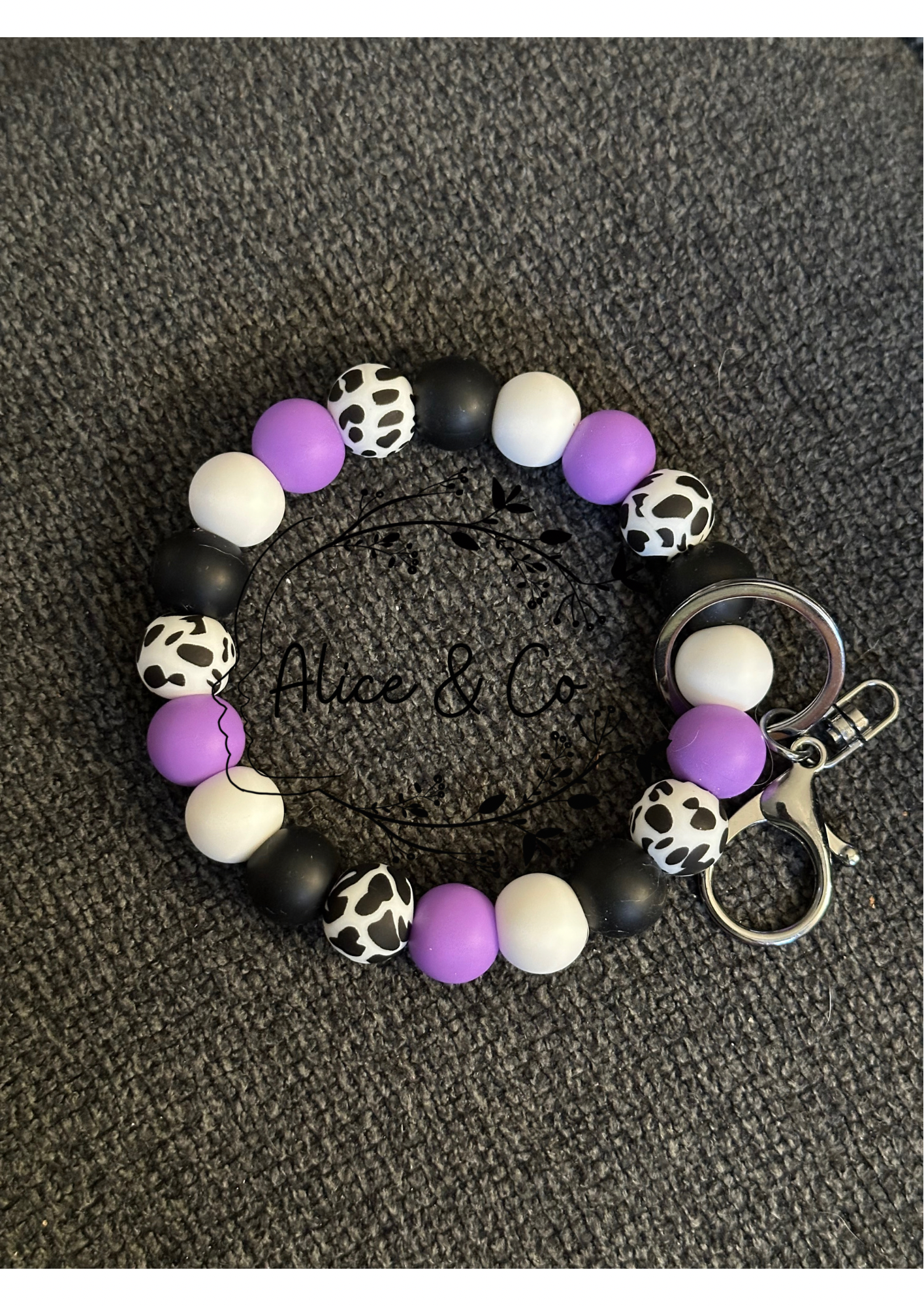 Purple Cowboy - Wristlet