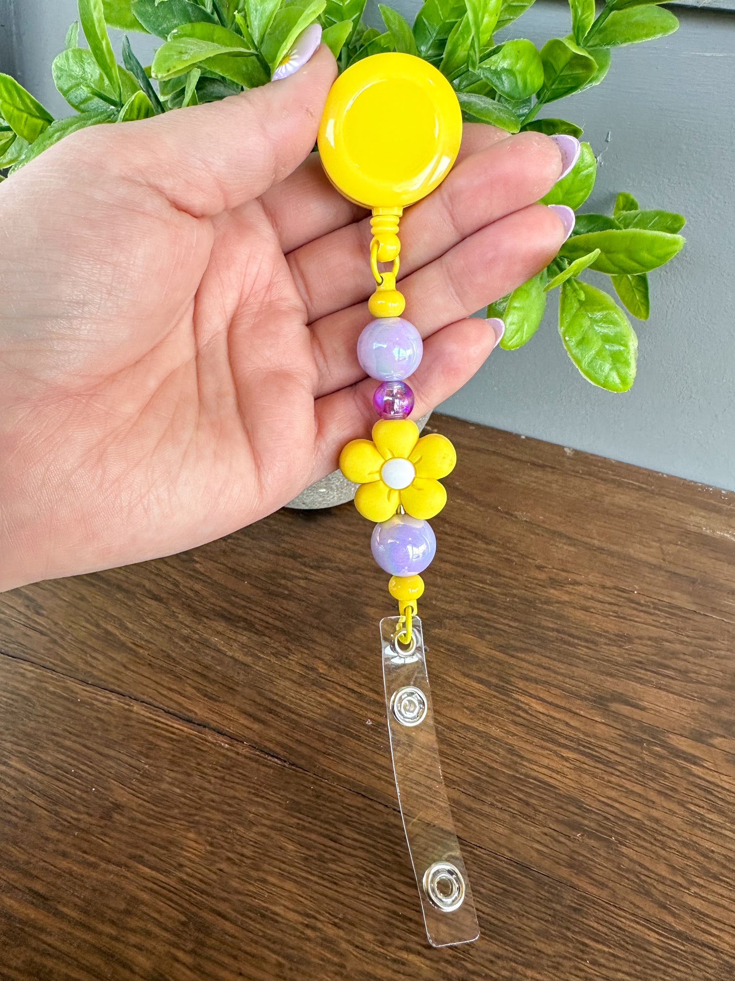 Spring Flower Badge Reel