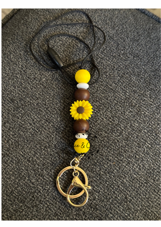 Sunflower Lanyard
