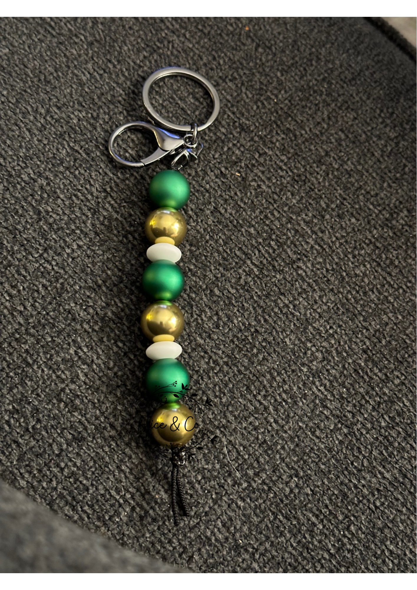 Green & Gold - Keychain