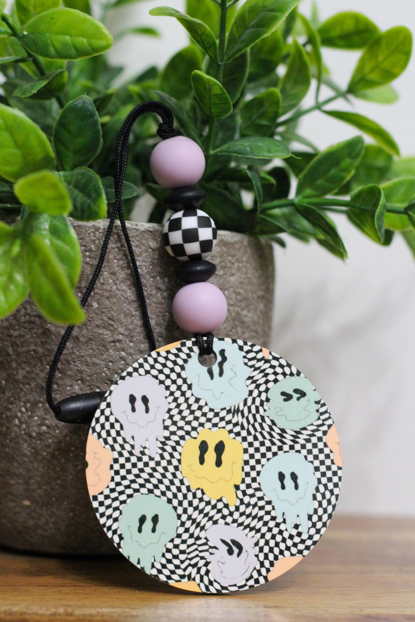 Silly Smiley - Car Charm